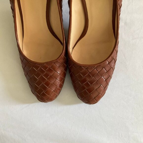 COLE HAAN Woven Leather Heels - Picture 3 of 6